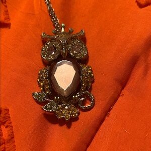 Elegant Owl Pendant Necklace